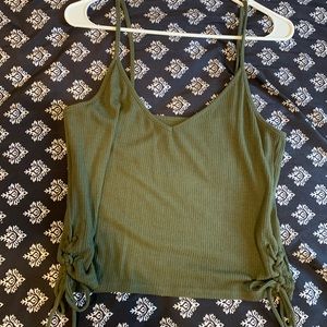 Me To We Army Green Tank Top